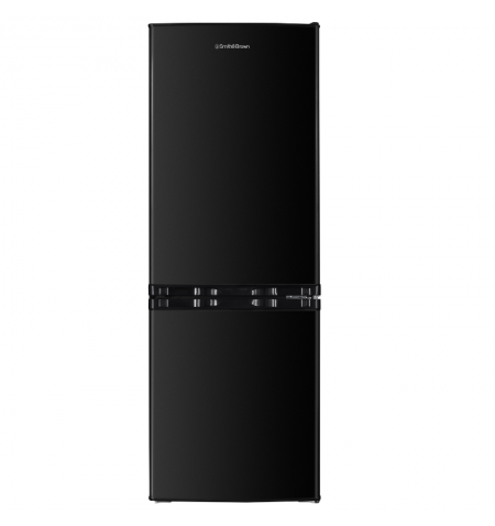Lodówka chłodziarko-zamrażarka 173L czarna 143cm Smith&Brown SFBF-511-BE3
