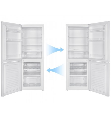 Lodówka chłodziarko-zamrażarka 207L biała 150cm Smith&Brown SFBF-211-WE3