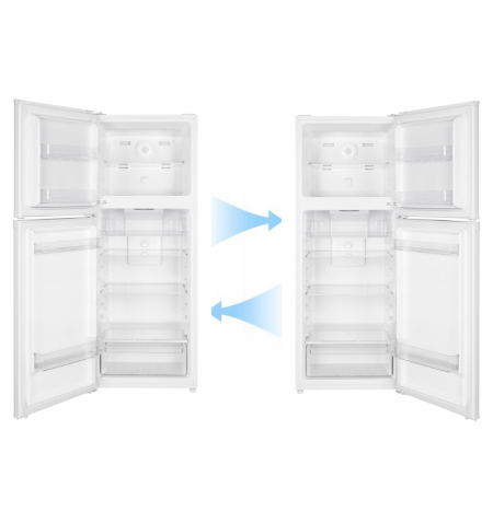 Lodówka chłodziarko-zamrażarka NoFrost 197L biała Smith&Brown SFTF-231-WE5