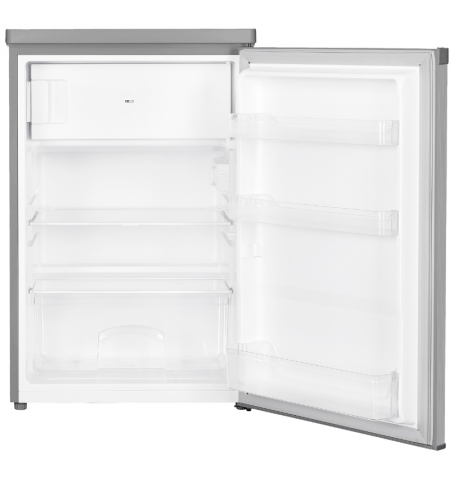 Mała lodówka z zamrażarką 109L LED srebrna Smith&Brown SFTTF-212-SE3