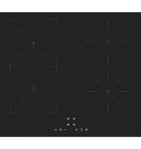 Płyta indukcyjna do zabudowy 4-palnikowa 60cm Flex Zone Booster Smith&Brown SHO-I464-BT8