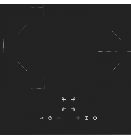 Płyta indukcyjna do zabudowy 4-palnikowa 60cm Flex Zone Booster Smith&Brown SHO-I464-BT8
