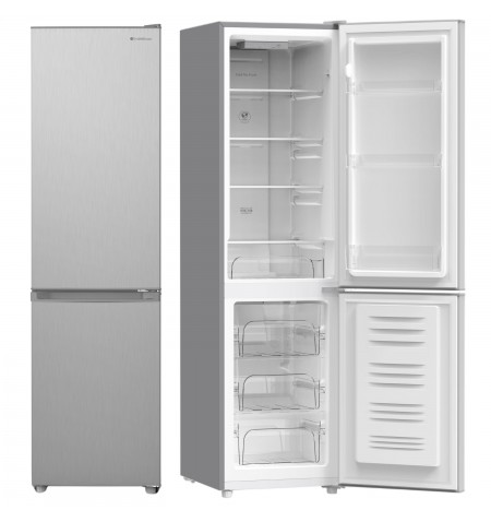 Lodówka chłodziarko-zamrażarka 225L No Frost INOX 175cm Smith&Brown SFBF-532-IE3