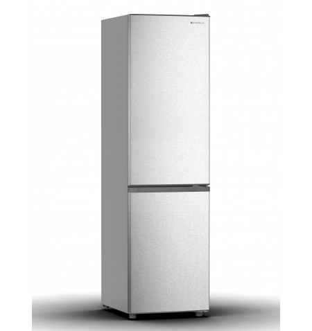 Lodówka chłodziarko-zamrażarka 225L No Frost srebrna 175cm Smith&Brown SFBF-532-SE3