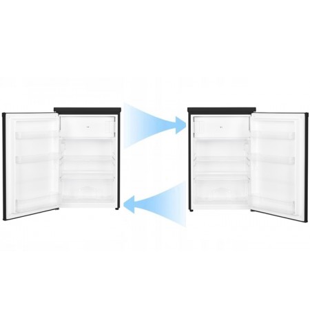 Mała lodówka z zamrażarką 109L LED czarna Smith&Brown SFTTF-212-BE3