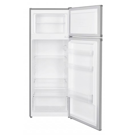 Lodówka z zamrażarką 206L 143cm srebrna Smith&Brown SFTF-211-SE3