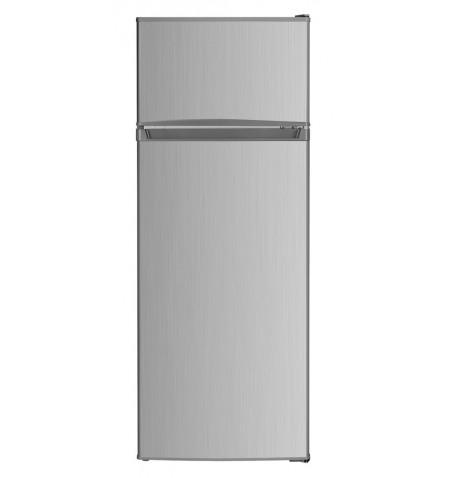 Lodówka z zamrażarką 206L 143cm srebrna Smith&Brown SFTF-211-SE3