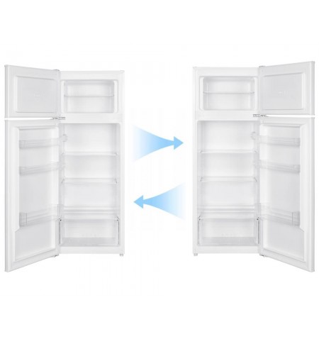 Lodówka z zamrażarką 206L 143cm biała Smith&Brown SFTF-211-WE3