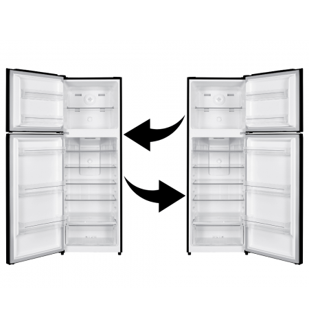 Lodówka No Frost 170cm czarna 334L Smith&Brown SFTF-632-BE5