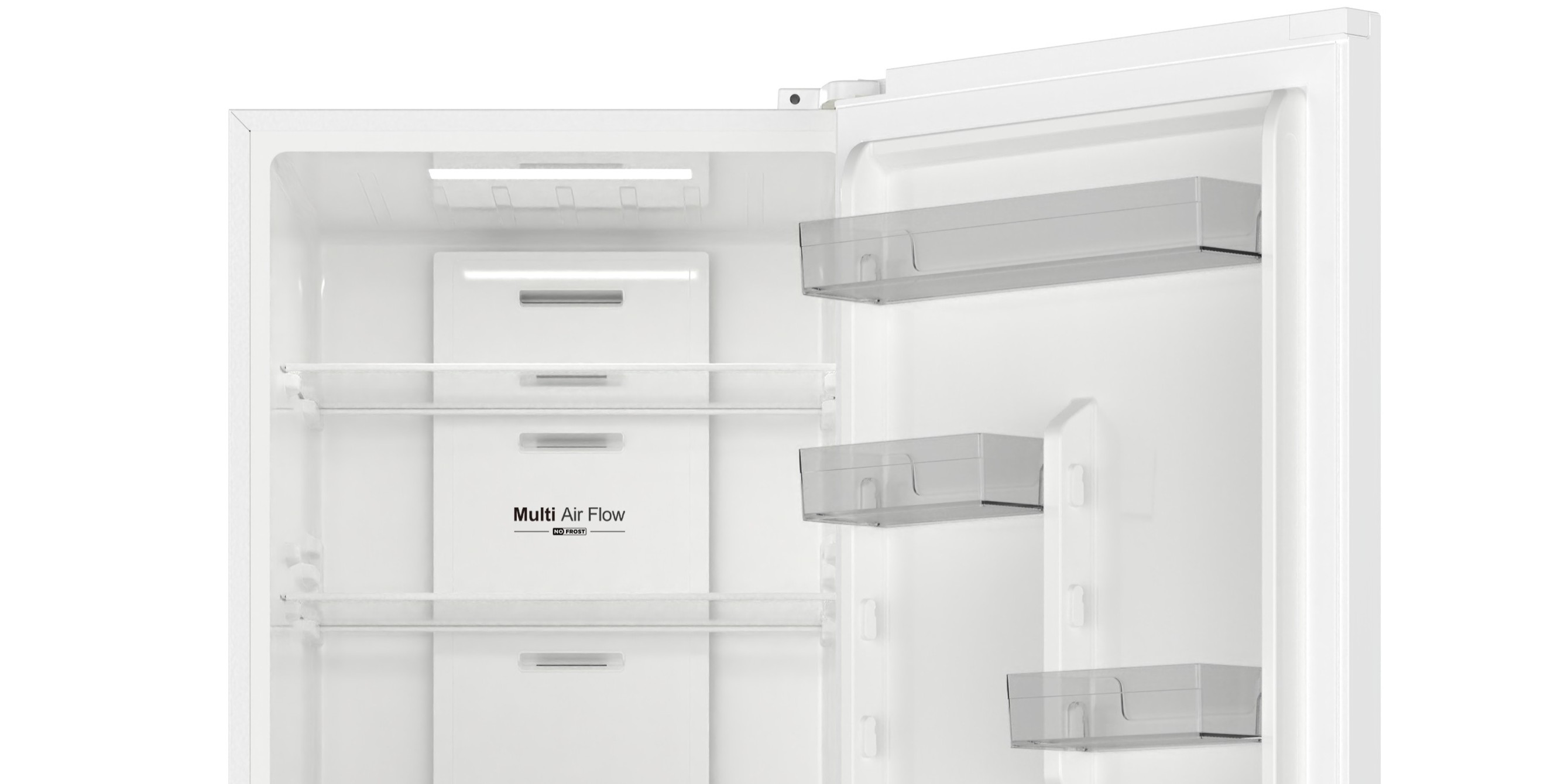Technologia Total No Frost i Multi Air Flow w lodówce Smith&Brown SFBF-232-WE5