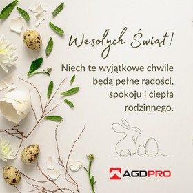 🐰🌷 Wesołych Świąt życzy cały zespół AGDPRO! 🐰🌷

 #święta #wielkanoc #wielkanoc2024 #życzenia