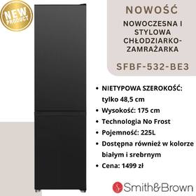 ✨ Poznaj naszą praktyczną lodówkę SFBF-532-BE3 o NIETYPOWEJ SZEROKOŚCI 48,5 cm, idealną do małych kuchni i przestrzeni z ograniczoną ilością miejsca. ✨

❄️ Technologia No Frost – brak konieczności rozmrażania
🧊 Pojemność: 225L (161L chłodziarka / 64L zamrażarka)
⚡️ Oszczędna – klasa energetyczna E
➡️ Praktyczna i prosta w obsłudze
👌️ NIETYPOWA SZEROKOŚĆ: tylko 48,5 cm
🏡️ Idealna do małych kuchni i ograniczonych przestrzeni

👇Link do strony:
https://agdpro.pl/lodowki/1149-lodowka-chlodziarko-zamrazarka-173l-czarna-143cm-smithbrown-sfbf-511-be3-5903133603351.html

 #lodowka #chłodziarka #zamrażarka #NoFrost #kuchnia #AGD #agddokuchni #SmithBrown